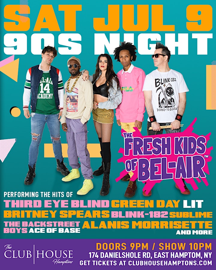 90's Night at the Clubhouse with Fresh Kids of Bel Aire image