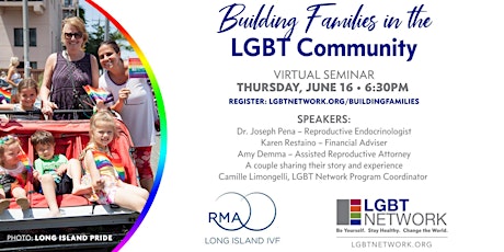 Building Families in the LGBT Community: With RMA LI IVF and LGBT Network