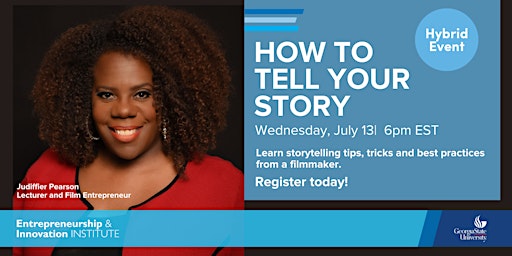 Entrepreneurship Essentials Workshop  |  How to Tell Your Story