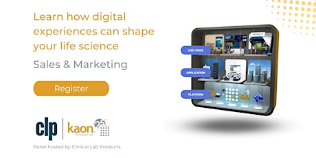 Learn How Digital Experiences Can Shape Your Life Science Sales & Marketing tickets