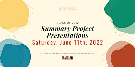 MFA Summary Project Presentations tickets