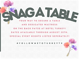 Snag Your Table