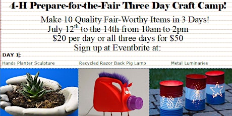 Prepare for the Fair Workshops tickets