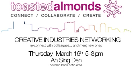 Toasted Almonds // creative industries networking // 3.16.17 primary image