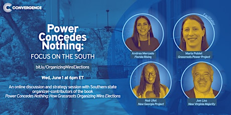 Focus on the South: Power Concedes Nothing  book talk with authors tickets