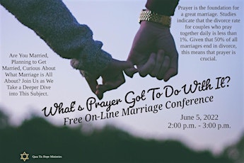 What's Prayer Got To Do With It? Free Online Marriage Conference tickets
