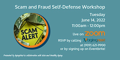 Scam and Fraud Self-Defense Workshop tickets