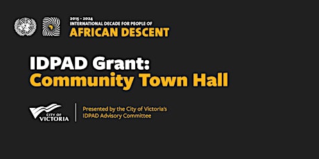 IDPAD Grant: Community Town Hall