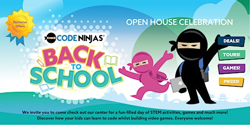 Code Ninjas Cambridge's Back to School  Open Day Event