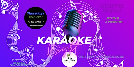 Karaoke Thursday at Kingston Grill