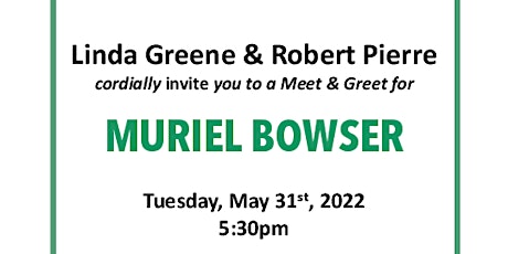 Ward 8 Meet & Greet w/ Mayor Muriel Bowser tickets