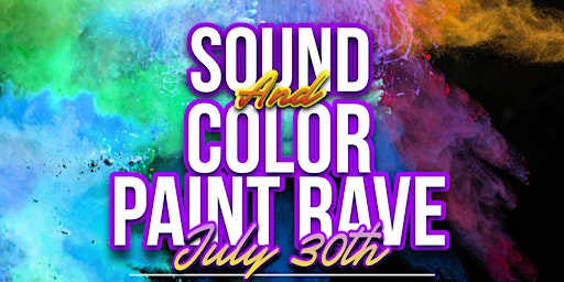 Sound and Color Paint Rave