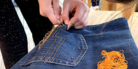 Kidsfest Tool Lendery workshops - Re-purpose denim 9- 14 year olds primary image