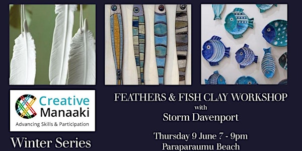 Feathers and Fish Clay Art Workshop
