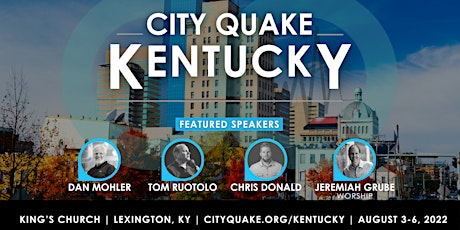 City Quake Kentucky with Dan Mohler, Chris Donald, Tom Ruotolo tickets