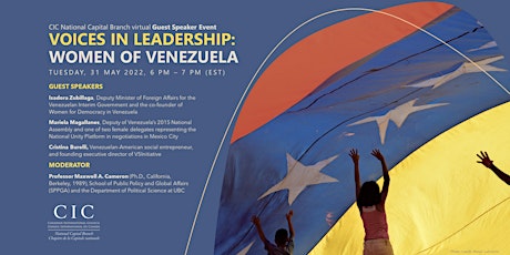 GUEST SPEAKER EVENT | VOICES IN LEADERSHIP: WOMEN OF VENEZUELA tickets