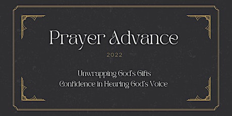 Prayer Advance 2022 tickets