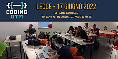 Coding Gym Lecce - Giugno 2022 biglietti