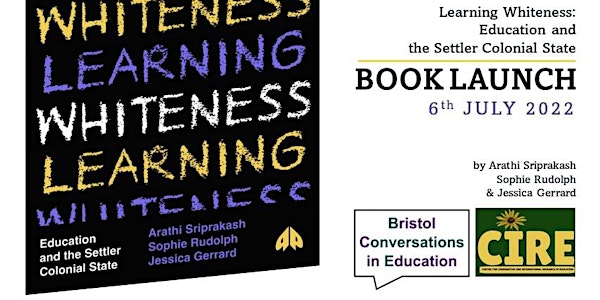 Learning Whiteness: Book Launch