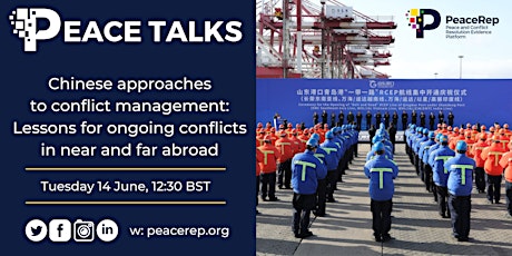 Chinese approaches to conflict management: Lessons for ongoing conflicts tickets