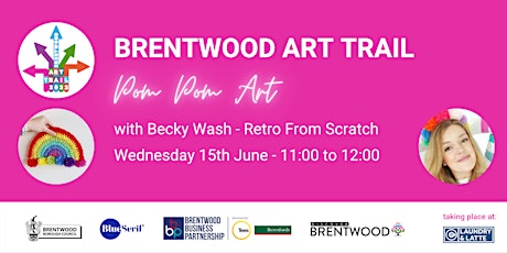 Brentwood Art Trail Workshop - Pom Pom Art with Retro From Scratch tickets