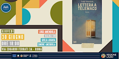 Presentazione della raccolta di poesie “Lettere a Telemaco”.