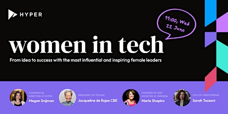 Women in Tech - From Idea to Success primary image