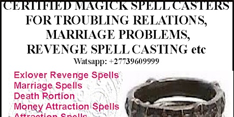 Spellcasters solution for marriages watsap; +27739609999 primary image