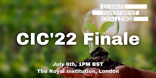 Climate Investment Challenge 2022 Finale