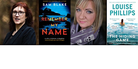 Sam Blake and Louise Phillips in conversation. tickets