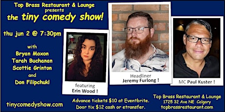the tiny comedy show at Top Brass Restaurant & Lounge! tickets