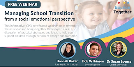 Managing school transition from a social emotional perspective tickets