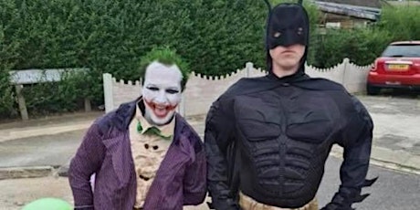 Meet RickNRoll Mascots as  Batman and The Joker tickets