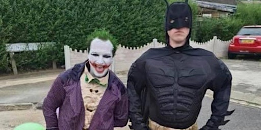 Meet RickNRoll Mascots as  Batman and The Joker