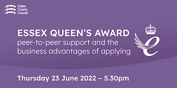 The Queen’s Award peer-to-peer support evening.