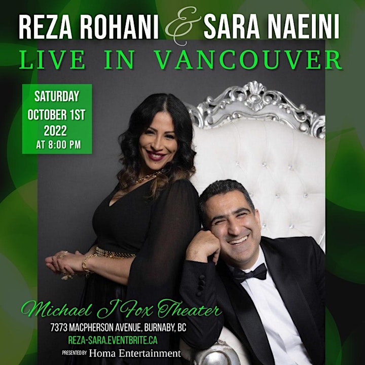 Reza Rohani  & Sara Naeini,  Live in Vancouver image
