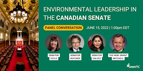 Environmental Leadership in the Canadian Senate tickets