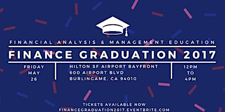 Finance Graduation 2017 primary image