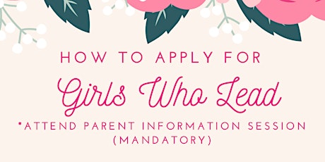 Louisville Girls Who Lead Parent Information Session tickets
