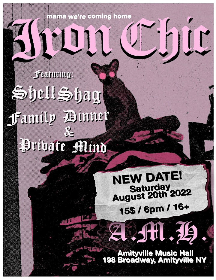 Iron Chic, Shellshag, Family Dinner and Private Mind at AMH image