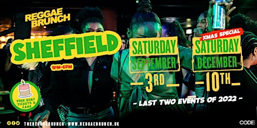 The Reggae Brunch - Sheffield 3rd September   2022