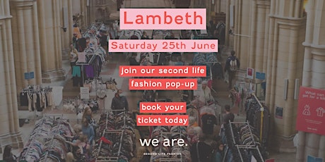 Brixton - Lambeth -  Vintage Second Life Fashion Pop-Up - South London tickets