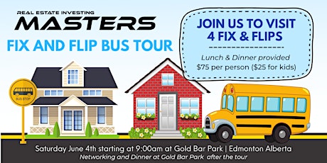 Edmonton Fix and Flip Bus Tour! tickets