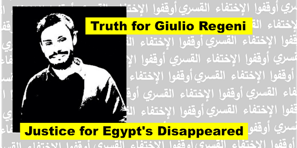 Truth for Giulio - Justice for Egypt's Disappeared: Kingston event