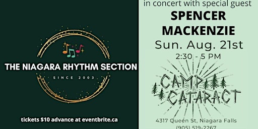 The legendary Niagara Rhythm Section with special guest Spencer Mackenzie