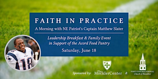 Faith in Practice: Breakfast & Family Event with NE Patriots Captain