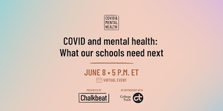 COVID and mental health: What our schools need next tickets
