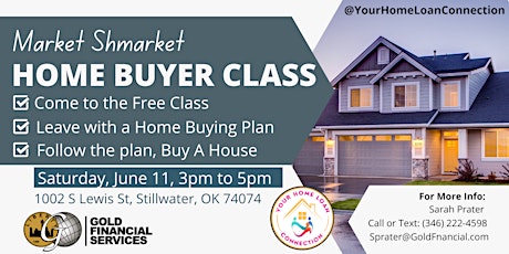 Free Home Buyer Class - Saturday, June 11 - 3pm to 5pm