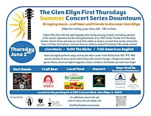 The Glen Ellyn First Thursdays Summer Concert Series tickets