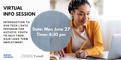 Autism CanTech! Virtual Info Session June 27, 2022 tickets